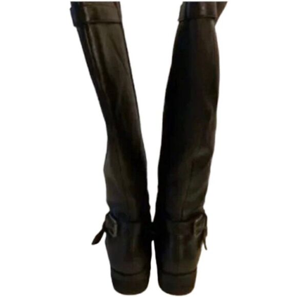 Steve Madden Black High Zipper Boots size 10M - Picture 6 of 7